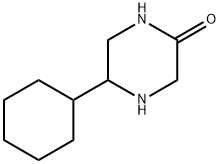 5-Cyclohexyl-2-piperazinone Structure