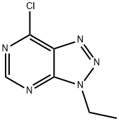 3H-1,2,3-Triazolo[4,5-d]pyrimidine, 7-chloro-3-ethyl- Structure