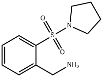 2-(pyrrolidine-1-sulfonyl)phenyl]methanamine Structure