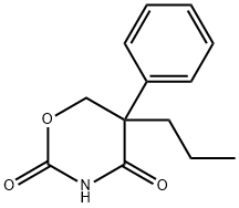 2H-1,3-Oxazine-2,4(3H)-dione, dihydro-5-phenyl-5-propyl- 구조식 이미지