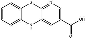 5H-PYRIDO[2,3-B][1,4]BENZOTHIAZINE-3-CARBOXYLIC ACID Structure