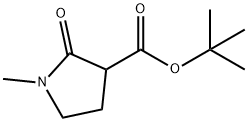 3-Pyrrolidinecarboxylic acid, 1-methyl-2-oxo-, 1,1-dimethylethyl ester Structure