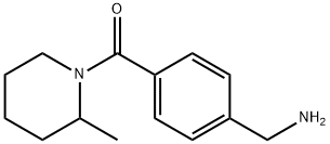 [4-(2-methylpiperidine-1-carbonyl)phenyl]methanamine Structure