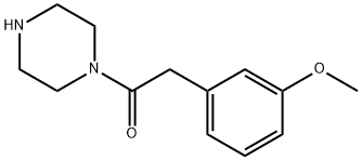 2-(3-methoxyphenyl)-1-(piperazin-1-yl)ethan-1-one Structure