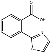 Benzoic acid, 2-(2-thiazolyl)- Structure