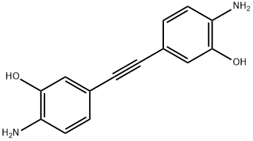 Phenol, 3,3'-(1,2-ethynediyl)bis[6-amino- Structure