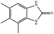 2H-Benzimidazole-2-thione,1,3-dihydro-4,5,6-trimethyl-(9CI) 구조식 이미지