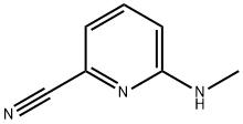 2-Pyridinecarbonitrile, 6-(methylamino)- Structure