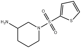 3-Piperidinamine, 1-(2-thienylsulfonyl)- Structure