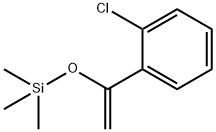 Benzene, 1-chloro-2-[1-[(trimethylsilyl)oxy]ethenyl]- 구조식 이미지