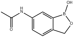 Acetamide, N-(1,3-dihydro-1-hydroxy-2,1-benzoxaborol-6-yl)- Structure