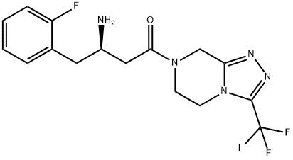 Sitagliptin impurity 2 Structure