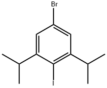 Benzene, 5-bromo-2-iodo-1,3-bis(1-methylethyl)- Structure