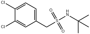 N-(tert-Butyl)-1-(3,4-dichlorophenyl)methanesulfonamide Structure