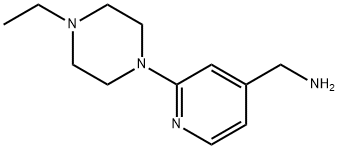 [2-(4-ethylpiperazin-1-yl)pyridin-4-yl]methanamine 구조식 이미지