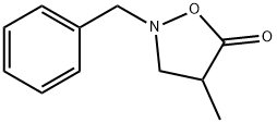 5-Isoxazolidinone, 4-methyl-2-(phenylmethyl)- Structure