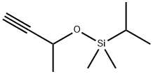 Silane, dimethyl(1-?methylethyl)?[(1-?methyl-?2-?propyn-?1-?yl)?oxy]?- Structure