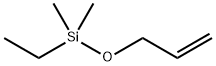 Ethyldimethyl(2-propen-1-yloxy)silane 구조식 이미지