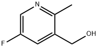 3-Pyridinemethanol, 5-fluoro-2-methyl- 구조식 이미지