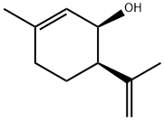 2-Cyclohexen-1-ol, 3-methyl-6-(1-methylethenyl)-, (1R,6R)- 구조식 이미지