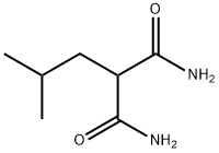 Propanediamide, 2-(2-methylpropyl)- Structure