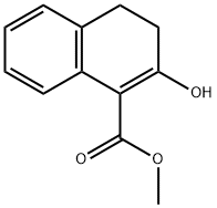 1-Naphthalenecarboxylic acid, 3,4-dihydro-2-hydroxy-, methyl ester Structure