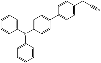 4-acetonitrile-4'-diphenylamino) biphenyl Structure