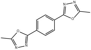 1,3,4-Oxadiazole, 2,2'-(1,4-phenylene)bis[5-methyl- Structure