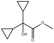 Glycolic acid, dicyclopropyl-, methyl ester (6CI) Structure