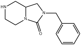 Imidazo[1,5-a]pyrazin-3(2H)-one, hexahydro-2-(phenylmethyl)-, hydrochloride (1:1) Structure