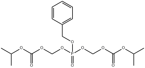 2,4,6,8-Tetraoxa-5-phosphanonanedioic acid, 5-(phenylmethoxy)-, 1,9-bis(1-methylethyl) ester, 5-oxide Structure