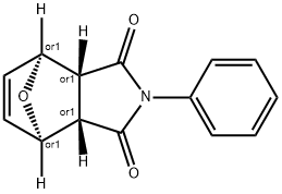 4,7-Epoxy-1H-isoindole-1,3(2H)-dione, 3a,4,7,7a-tetrahydro-2-phenyl-, (3aR,4S,7R,7aS)-rel- Structure