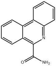6-PHENANTHRIDINECARBOXAMIDE Structure