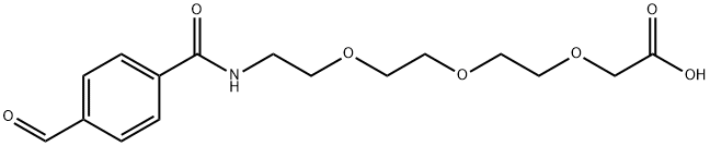 Ald-Ph-amido-PEG3-C-COOH Structure