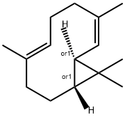 Bicyclo[8.1.0]undeca-2,6-diene, 3,7,11,11-tetramethyl-, (1R,2Z,6E,10R)-rel- Structure