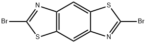 Benzo[1,2-d:4,5-d']bisthiazole, 2,6-dibromo- Structure