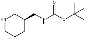 (S)-Tert-butyl (piperidin-3-ylmethyl)carbamate Structure