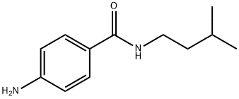 Benzamide, 4-amino-N-(3-methylbutyl)- Structure