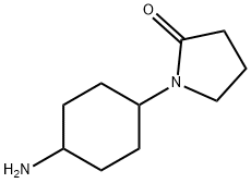1-(4-Aminocyclohexyl)-2-pyrrolidinone Structure