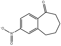 2-nitro-6,7,8,9-tetrahydro-5H-benzo[7]annulen-5-one Structure