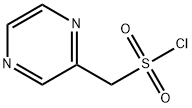 2-Pyrazinemethanesulfonyl chloride Structure