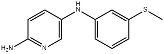 N5-[3-(methylsulfanyl)phenyl]pyridine-2,5-diamine 구조식 이미지