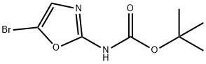 tert-butyl N-(5-bromo-1,3-oxazol-2-yl)carbamate 구조식 이미지