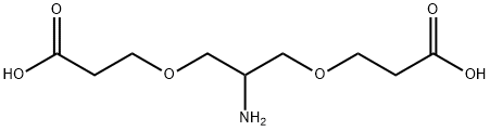 2-Amino-1,3-bis(carboxylethoxy)propane HCl salt 구조식 이미지