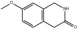 3(2H)-Isoquinolinone, 1,4-dihydro-7-methoxy- Structure