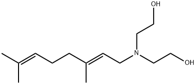 Ethanol, 2,2'-[(3,7-dimethyl-2,6-octadienyl)imino]bis-, (E)- (9CI) 구조식 이미지