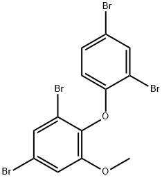 Benzene, 1,5-dibromo-2-(2,4-dibromophenoxy)-3-methoxy- Structure