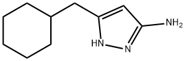 1H-Pyrazol-3-amine, 5-(cyclohexylmethyl)- Structure