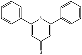4H-Thiopyran-4-thione, 2,6-diphenyl- Structure