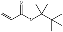 2,3,3-trimethylbutan-2-yl prop-2-enoate Structure